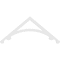 Ekena Millwork Pitch Legacy Architectural Grade PVC Gable Pediment, 48"W x 20"H x 1"P (10/12) GPP048X020X100LEG - alternate 5